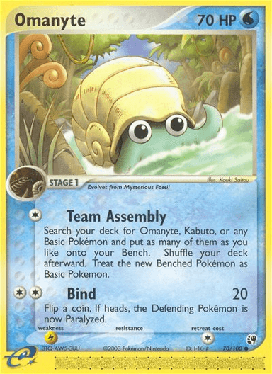 Omanyte, Sandstorm 70