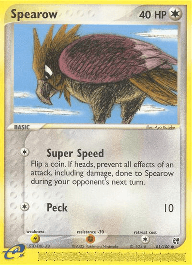 Spearow, Sandstorm 81