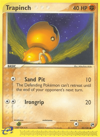 Trapinch, Sandstorm 82