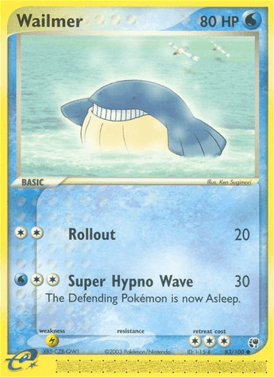 Wailmer, Sandstorm 83