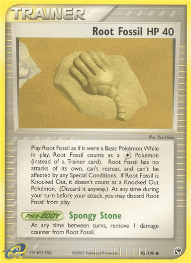 Root Fossil, Sandstorm 92