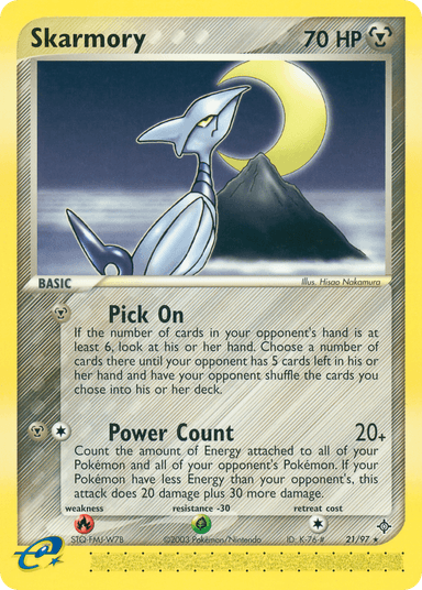 Skarmory, Dragon 21