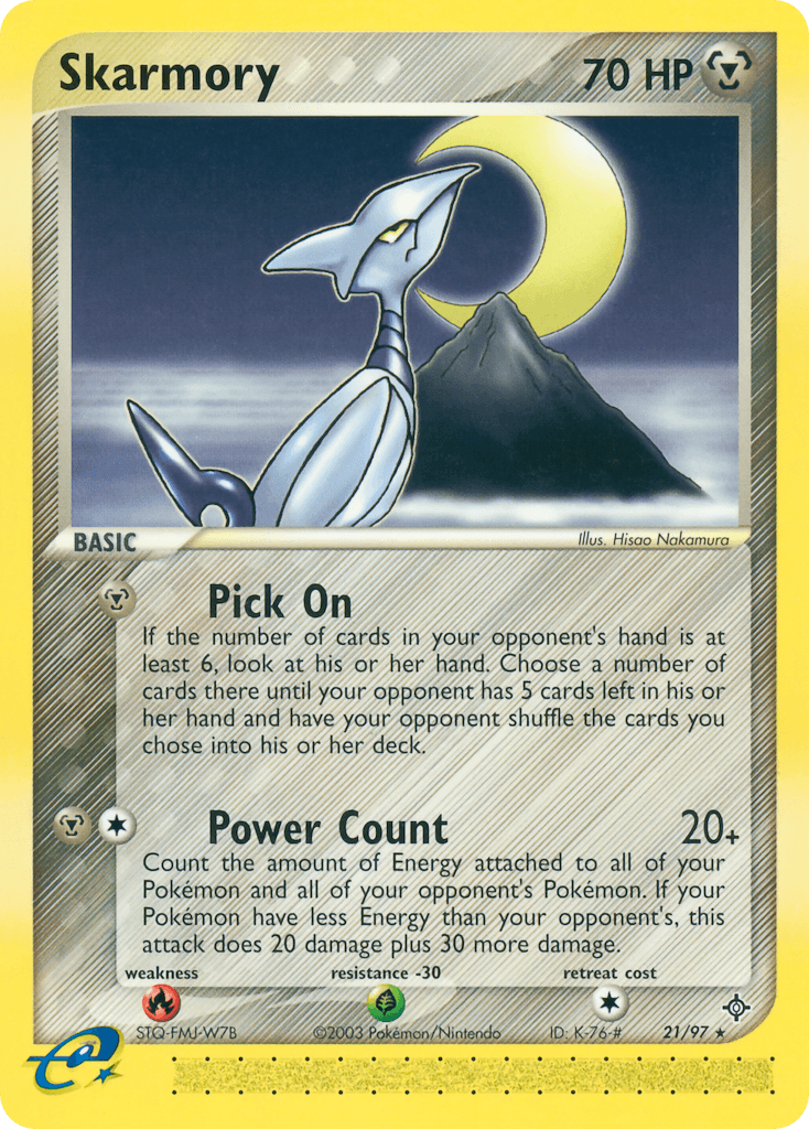 Skarmory, Dragon 21