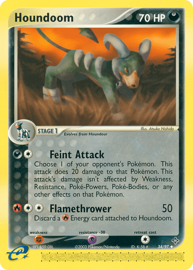 Houndoom, Dragon 34
