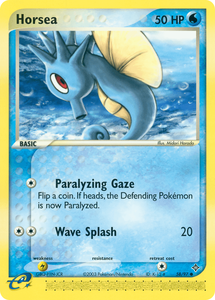 Horsea, Dragon 58