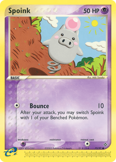 Spoink, Dragon 73