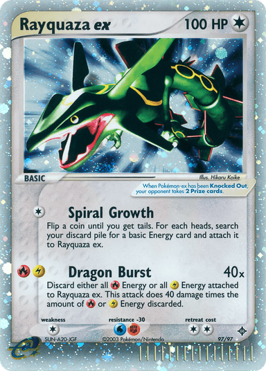 Rayquaza ex, Dragon 97