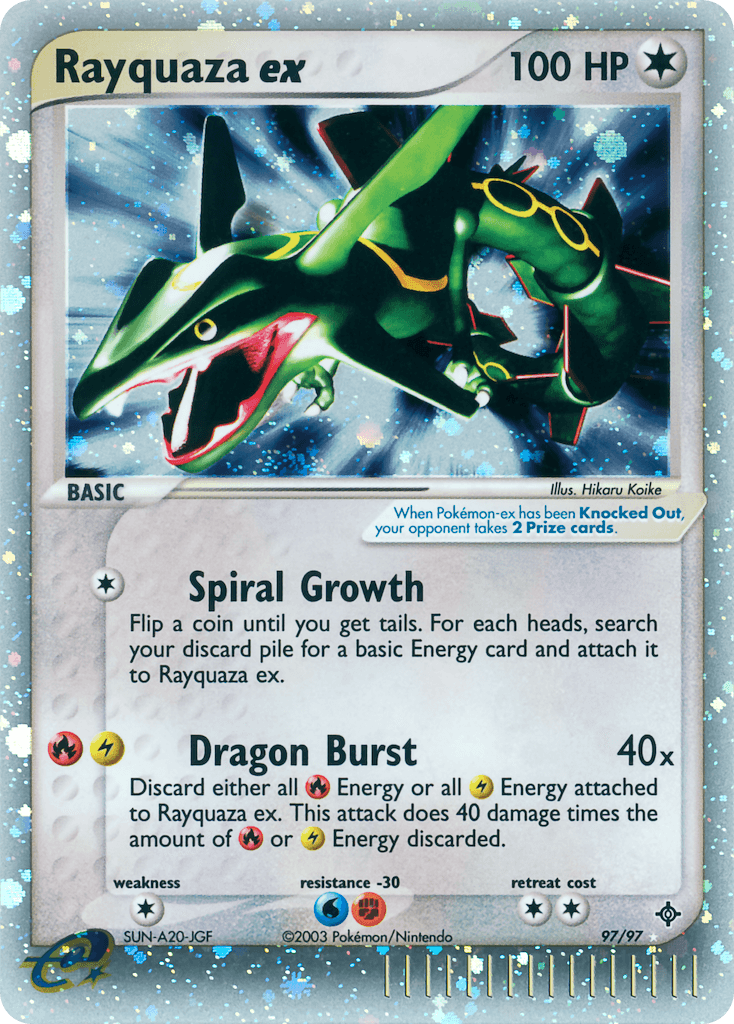 Rayquaza ex, Dragon 97