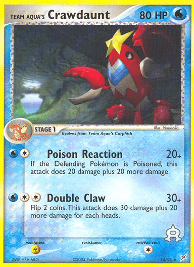 Team Aqua's Crawdaunt, Team Magma vs Team Aqua 14