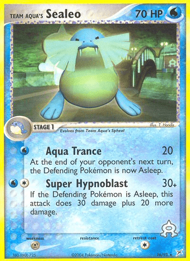 Team Aqua's Sealeo, Team Magma vs Team Aqua 16