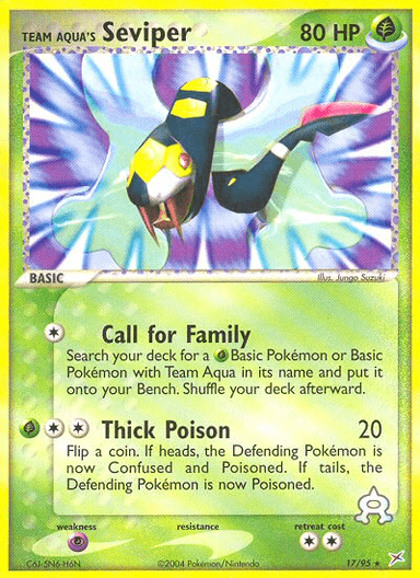 Team Aqua's Seviper, Team Magma vs Team Aqua 17