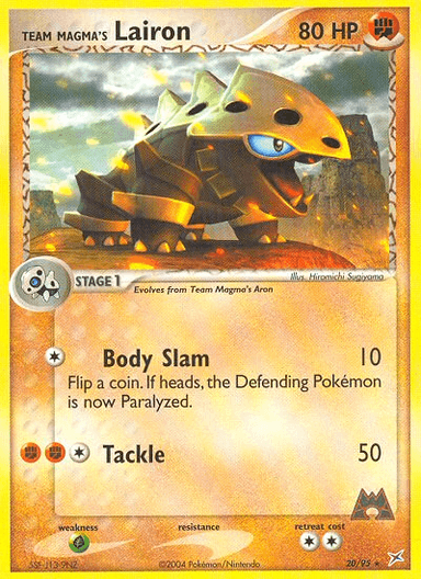 Team Magma's Lairon, Team Magma vs Team Aqua 20