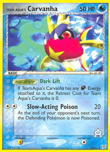 Team Aqua's Carvanha, Team Magma vs Team Aqua 25