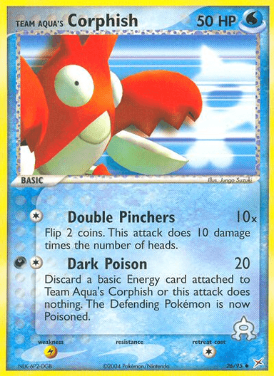 Team Aqua's Corphish, Team Magma vs Team Aqua 26