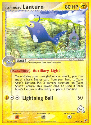 Team Aqua's Lanturn, Team Magma vs Team Aqua 28