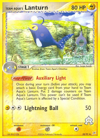 Team Aqua's Lanturn, Team Magma vs Team Aqua 28