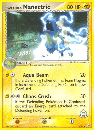Team Aqua's Manectric, Team Magma vs Team Aqua 29