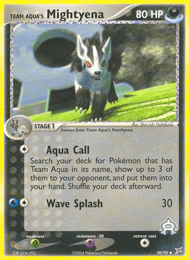 Team Aqua's Mightyena, Team Magma vs Team Aqua 30