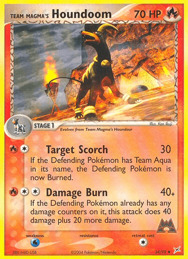 Team Magma's Houndoom, Team Magma vs Team Aqua 34