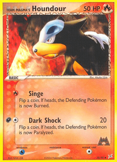 Team Magma's Houndour, Team Magma vs Team Aqua 35