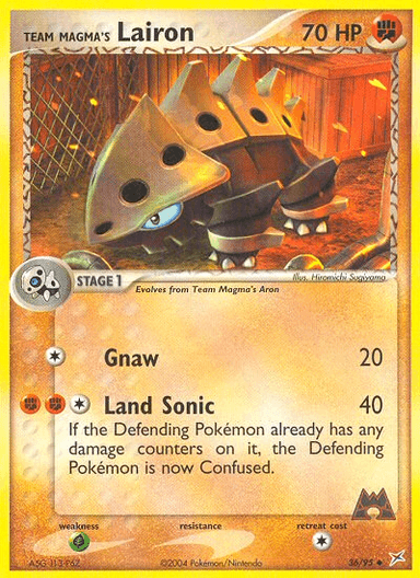 Team Magma's Lairon, Team Magma vs Team Aqua 36