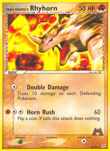 Team Magma's Rhyhorn, Team Magma vs Team Aqua 38