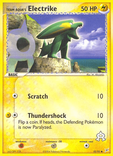 Team Aqua's Electrike, Team Magma vs Team Aqua 52