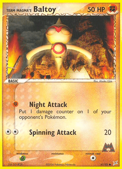 Team Magma's Baltoy, Team Magma vs Team Aqua 61