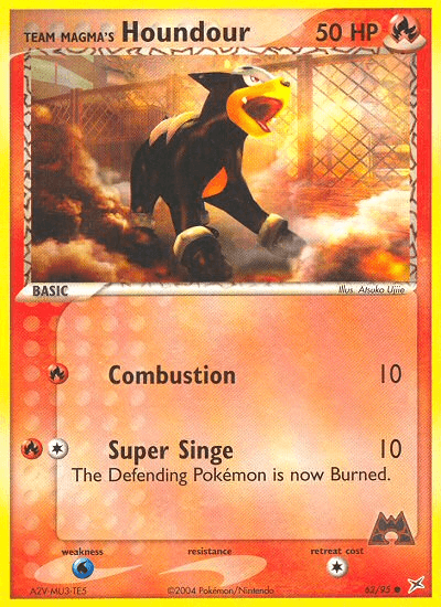 Team Magma's Houndour, Team Magma vs Team Aqua 62