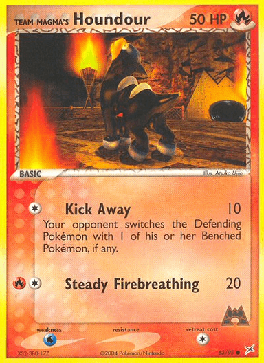 Team Magma's Houndour, Team Magma vs Team Aqua 63