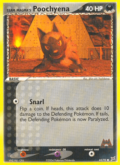 Team Magma's Poochyena, Team Magma vs Team Aqua 65