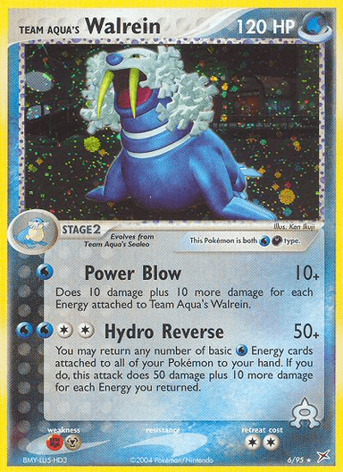 Team Aqua's Walrein, Team Magma vs Team Aqua 6