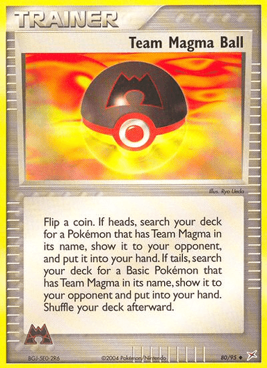 Team Magma Ball, Team Magma vs Team Aqua 80