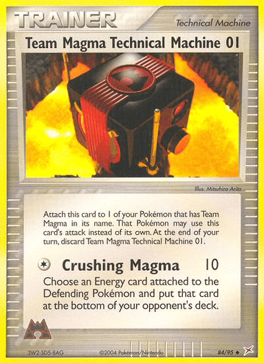 Team Magma Technical Machine 01, Team Magma vs Team Aqua 84