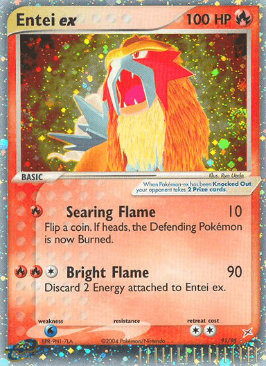 Entei ex, Team Magma vs Team Aqua 91