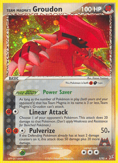 Team Magma's Groudon, Team Magma vs Team Aqua 9