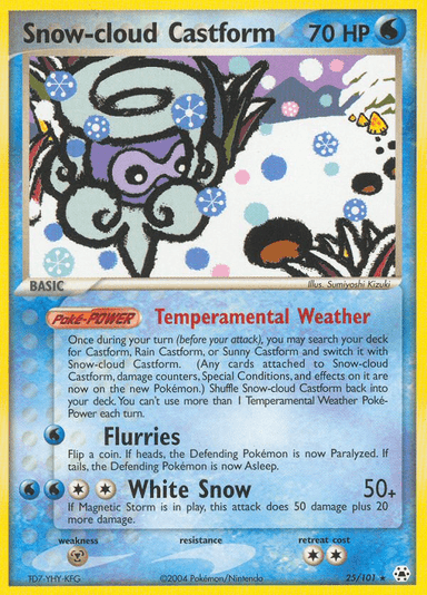 Snow-cloud Castform, Hidden Legends 25