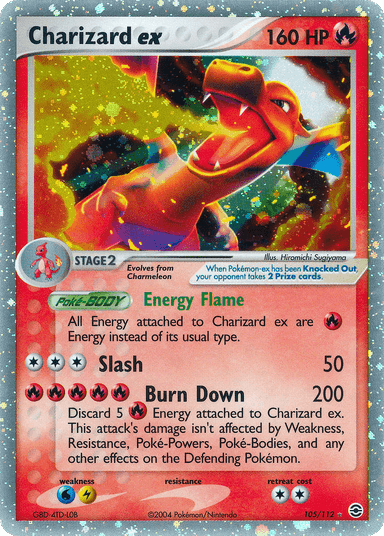 Charizard ex, FireRed & LeafGreen 105