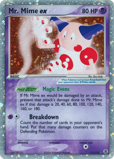 Mr. Mime ex, FireRed & LeafGreen 111