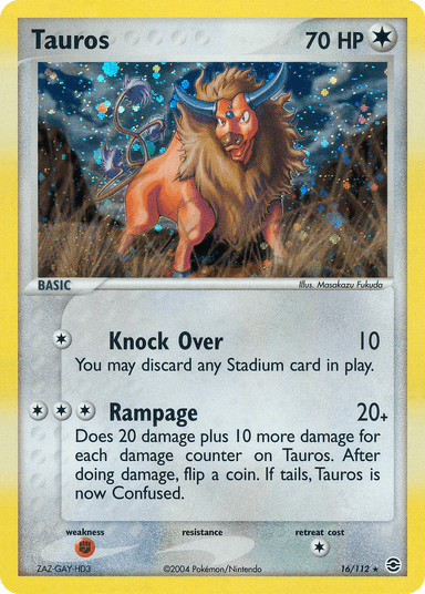 Tauros, FireRed & LeafGreen 16