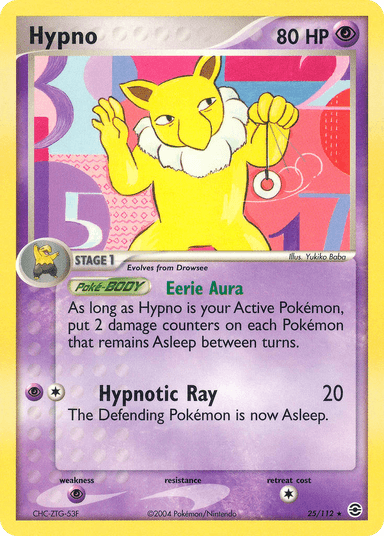Hypno, FireRed & LeafGreen 25