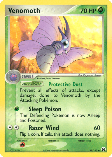 Venomoth, FireRed & LeafGreen 49