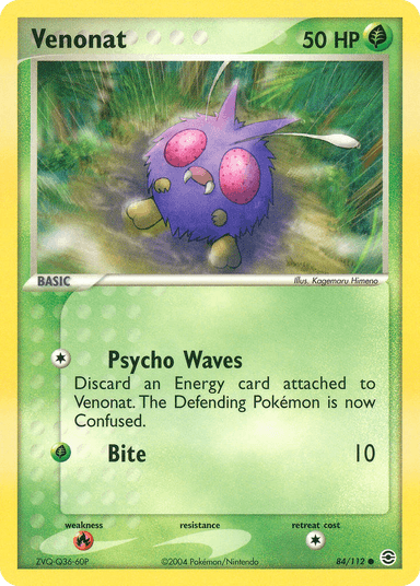 Venonat, FireRed & LeafGreen 84