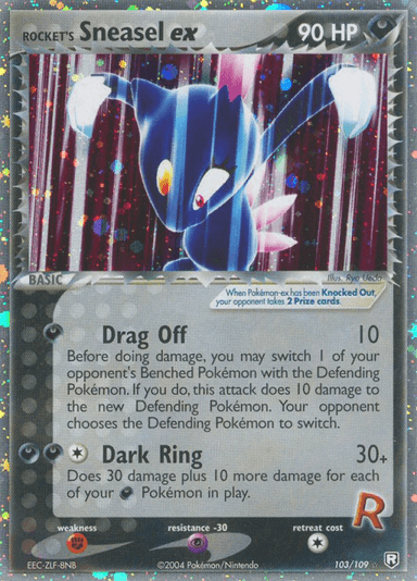Rocket's Sneasel ex, Team Rocket Returns 103