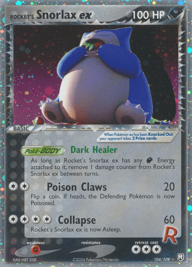Rocket's Snorlax ex, Team Rocket Returns 104