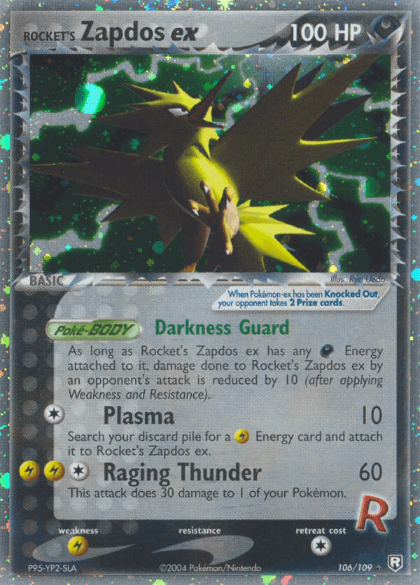 Rocket's Zapdos ex, Team Rocket Returns 106