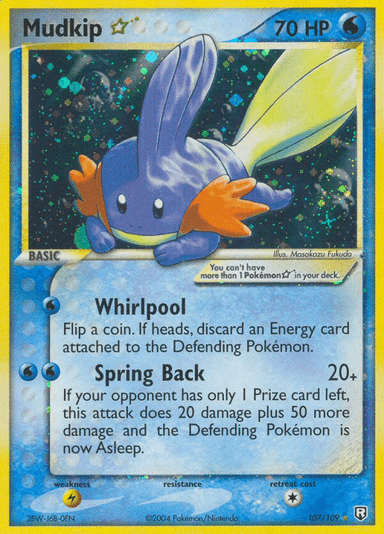 Mudkip ★, Team Rocket Returns 107