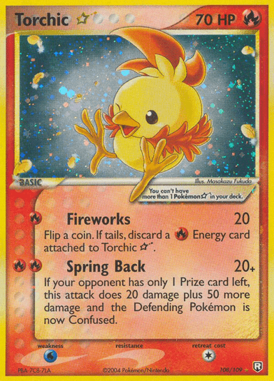 Torchic ★, Team Rocket Returns 108