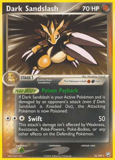 Dark Sandslash, Team Rocket Returns 18