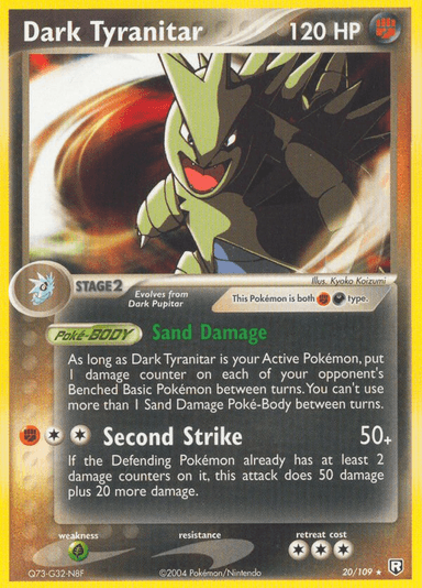 Dark Tyranitar, Team Rocket Returns 20